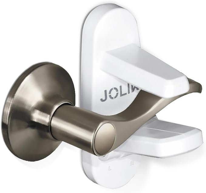 An image to Click for limited-time offers on Jolik Childproof Lever Locks that leads to Amazon