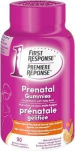 A pic of prenatal vitamins bottle
